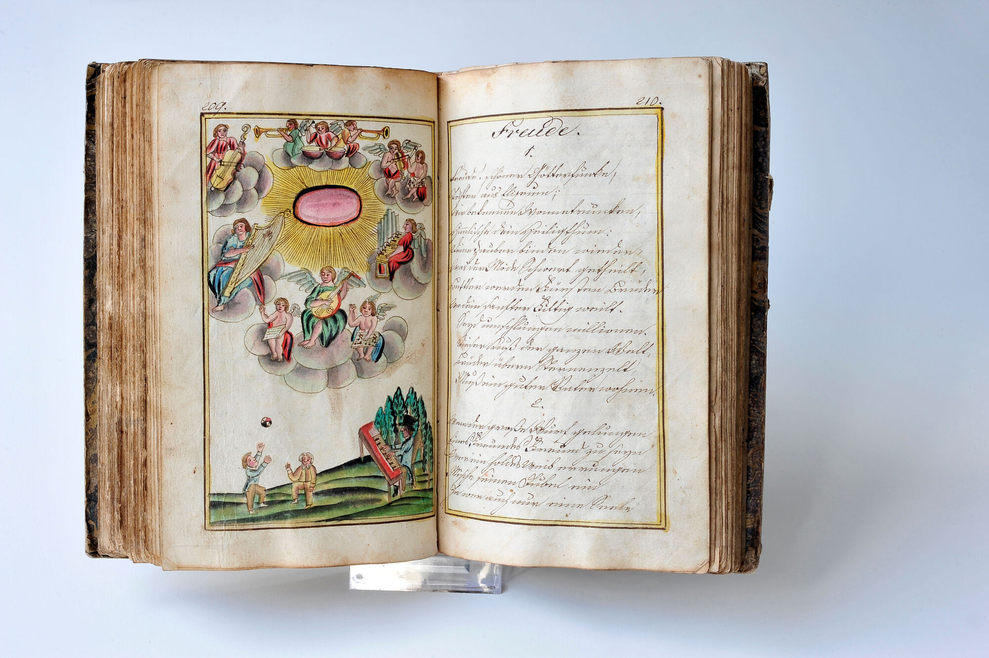 Eine historische Liederhandschrift. Bild: Thomas Kunz