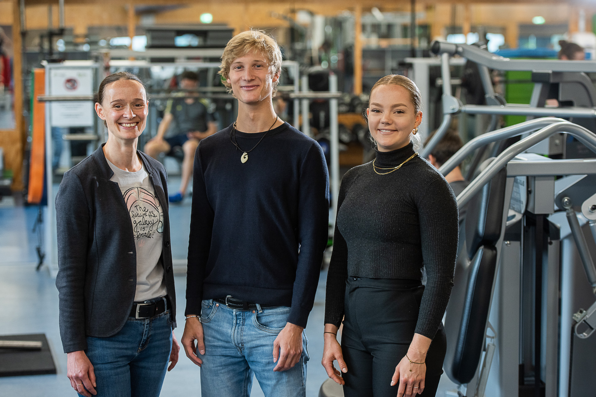 Prof. Dr. Jana Strahler, Julian Lörch, Johanna Mertesdorf. Bild: Klaus Polkowski
